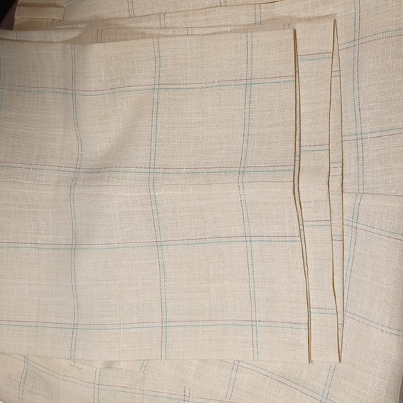 Vintage 80s Linen Dress Pants, Cream, Men's, Size 34, Made in USA - Picture 6 of 10